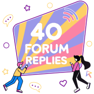40 Forum Replies